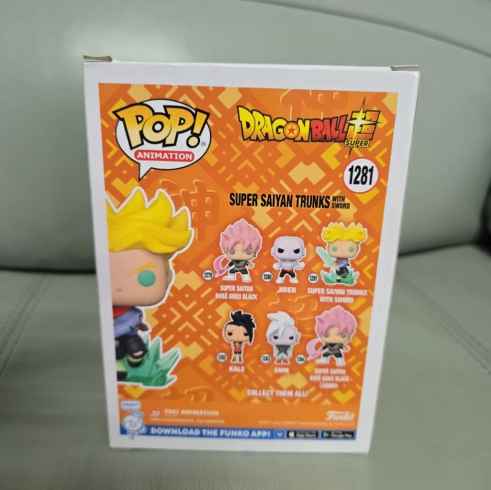Super Saiyan Trunks with sword Funko Pop Amazon Exclusive 1281 Glows in the Dark - Picture 4 of 5